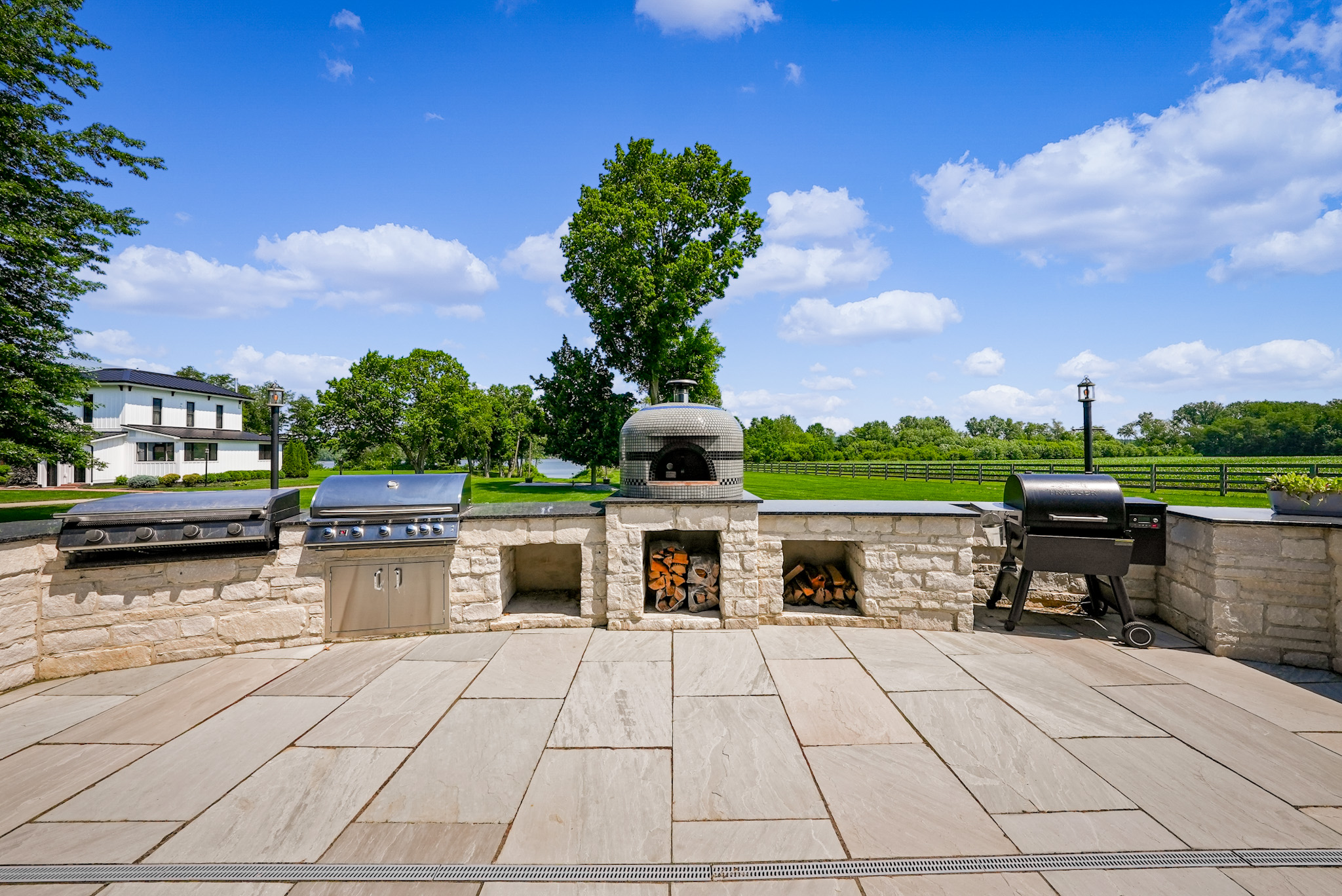 outdoor kitchens